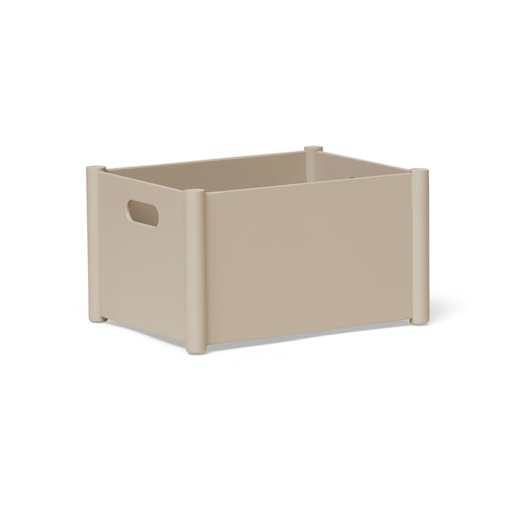 Pillar Storage Box M, warm grijs van Form & Refine