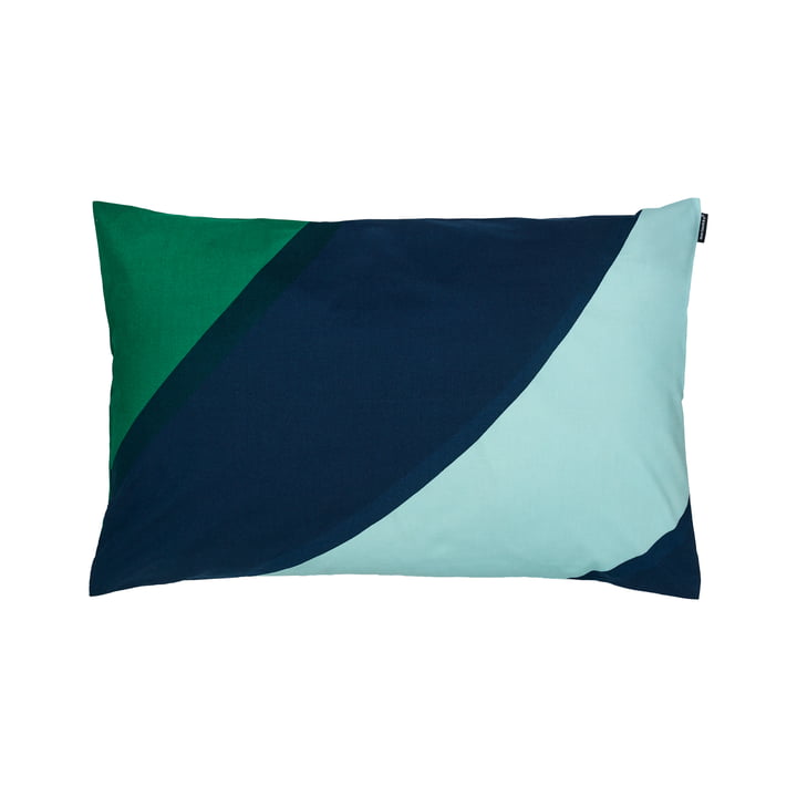 Savanni Kussensloop 40 x 60 cm, groen/donkerblauw/mint door Marimekko