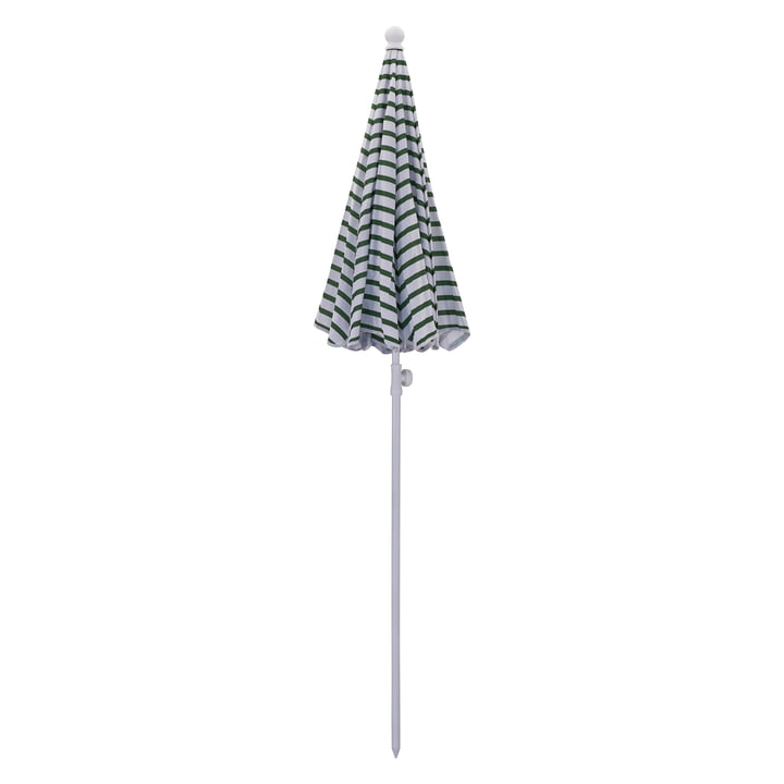 Oktogon Parasol, Ø 180 cm, groen/wit van House Doctor