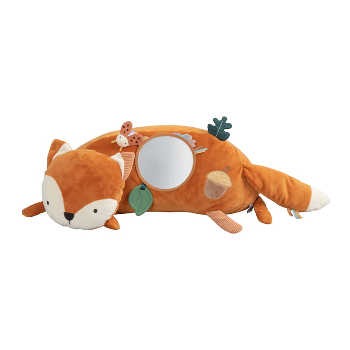 Sparky de vos activity toy van Sebra in de kleur oranje