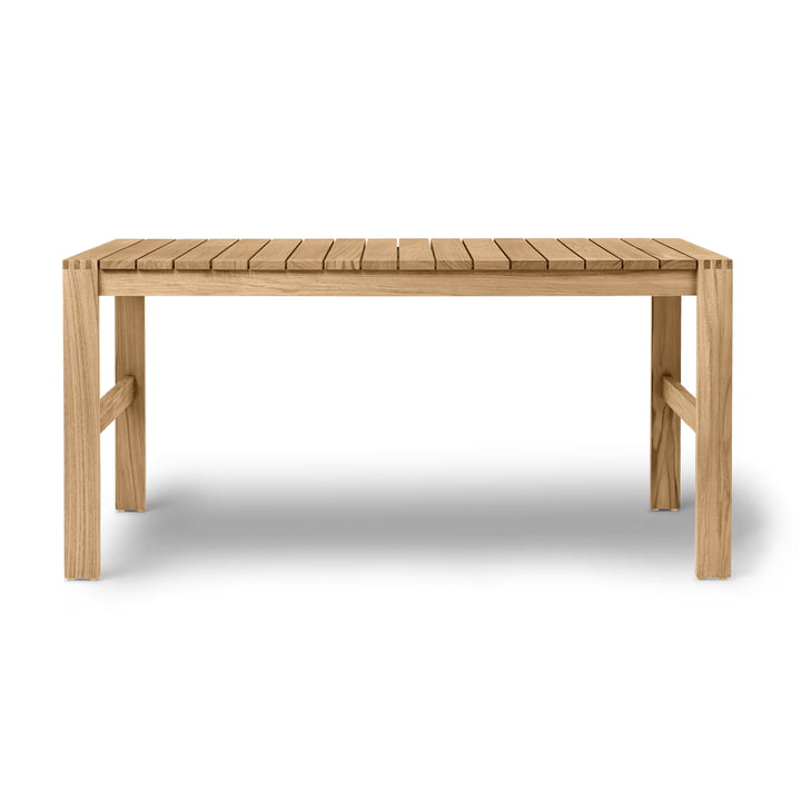 BK15 tuin eettafel van Carl Hansen in de onbehandelde teak uitvoering