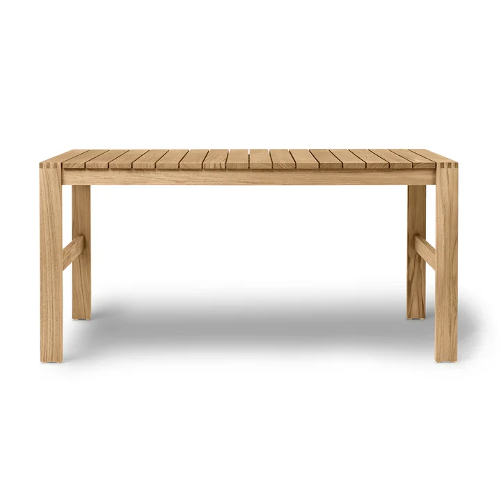 BK15 tuin eettafel van Carl Hansen in de onbehandelde teak uitvoering