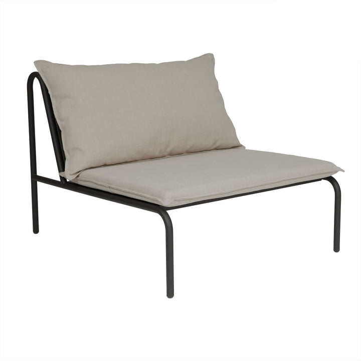 Furi Outdoor lounge chair van OYOY in de kleur beige / zwart
