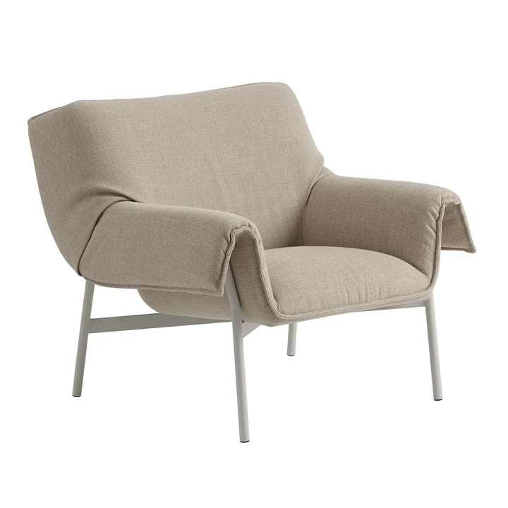 Wrap Lounge fauteuil van Muuto in de uitvoering Ecriture 240/Grijs
