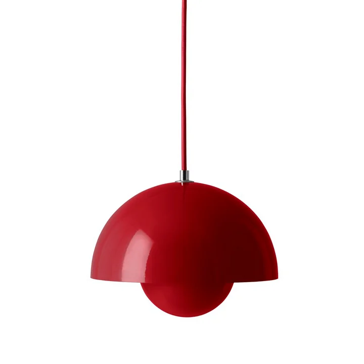 & Tradition FlowerPot VP1 - Hanglamp, vermiljoen rood