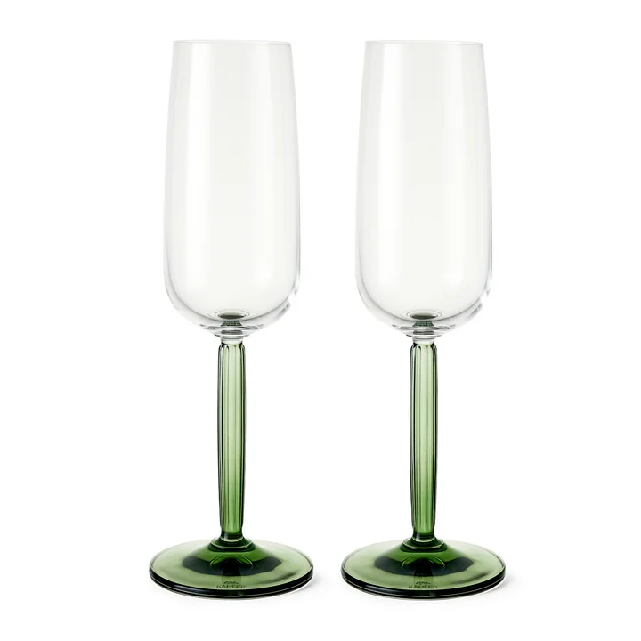 Hammershøi Champagneglas van Kähler in een set van 2