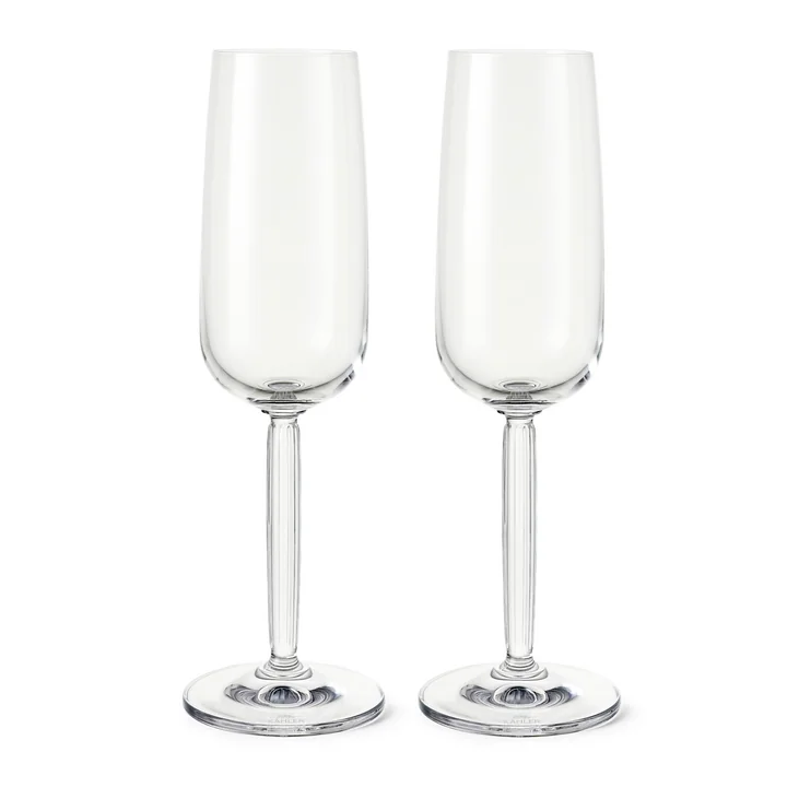 Hammershøi Champagneglas van Kähler in een set van 2