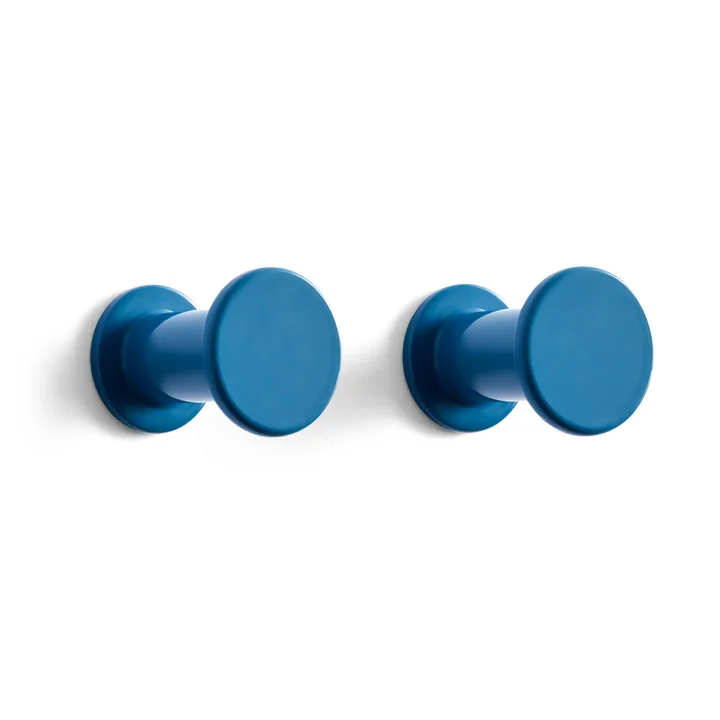 Bolt Kapstokhaak set van 2, blauw by HAY