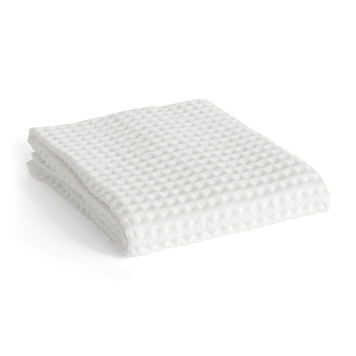 Waffle Handdoek, 50 x 100 cm, wit van Hay