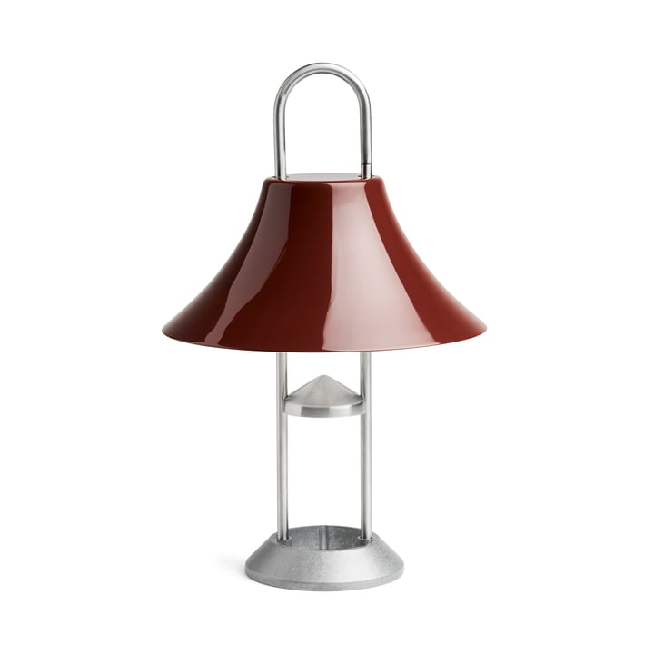 Mousqueton LED lamp, ijzer rood door Hay