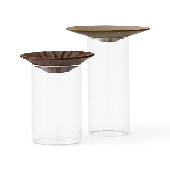 Cresco Propagation Vase (set van 2), bruin / beige by Audo
