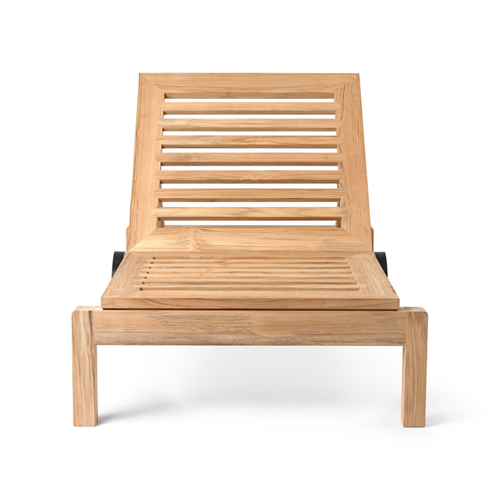 AH604 Ligstoel, teak onbehandeld van Carl Hansen