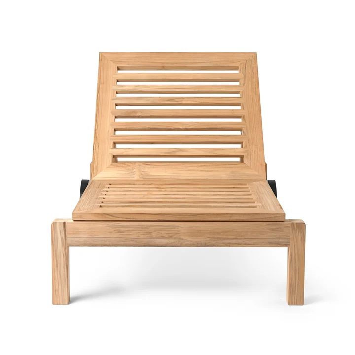 AH604 Ligstoel, teak onbehandeld van Carl Hansen