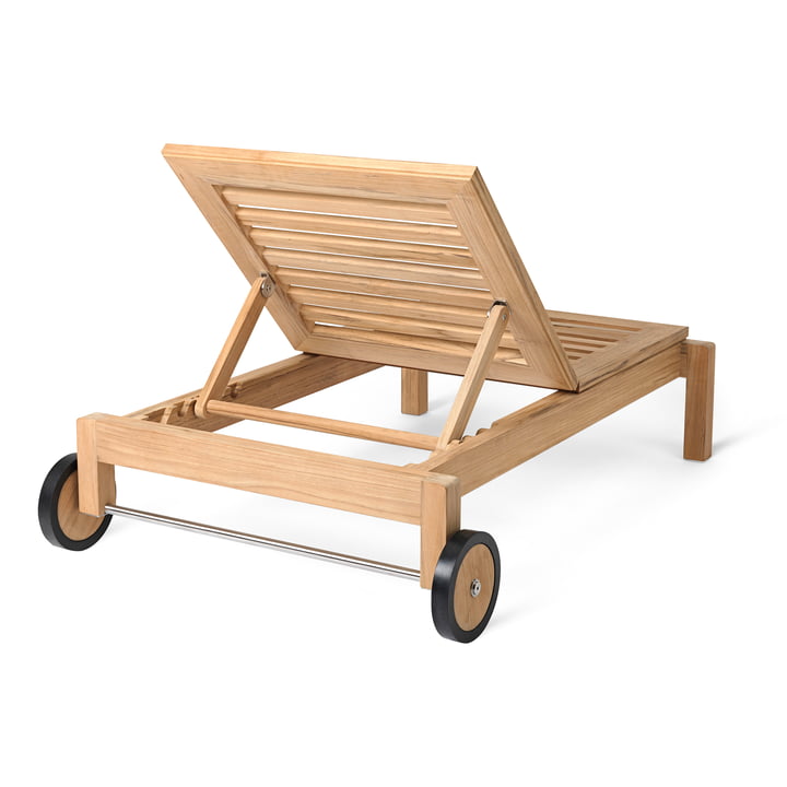 AH604 Ligstoel, teak onbehandeld van Carl Hansen