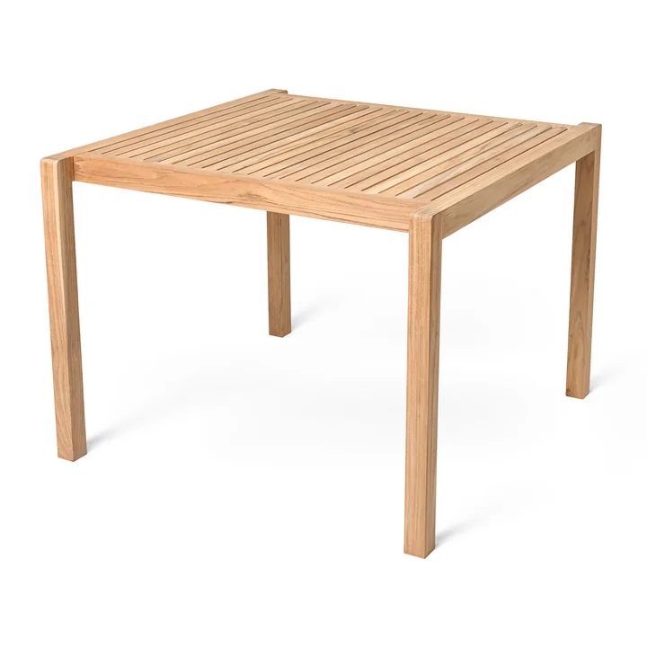 Carl Hansen - AH902 Tuintafel, 100 x 9 8. 5 cm, teak onbehandeld