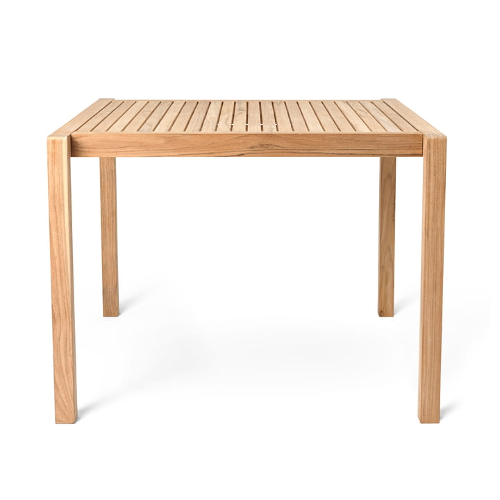 Carl Hansen - AH902 Tuintafel, 100 x 9 8. 5 cm, teak onbehandeld