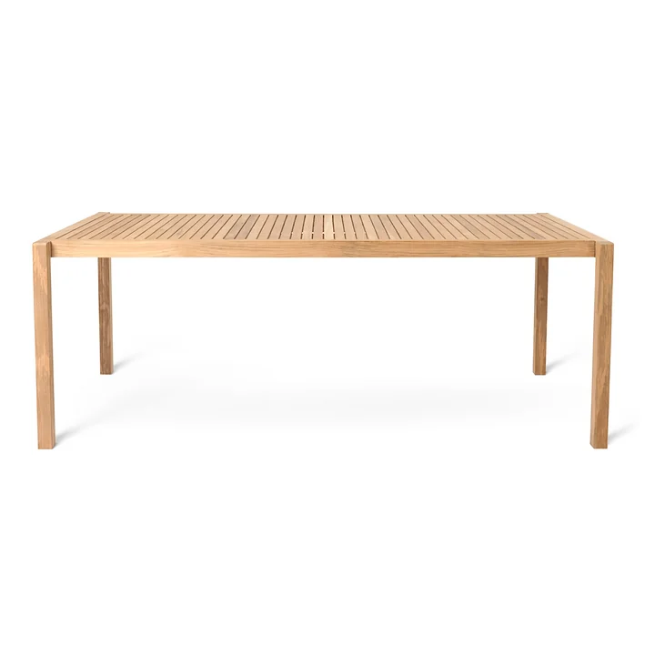 AH901 Tuintafel, 200 x 100 cm, teak onbehandeld door Carl Hansen