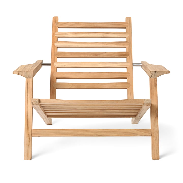 AH603 Ligstoel, teak onbehandeld van Carl Hansen