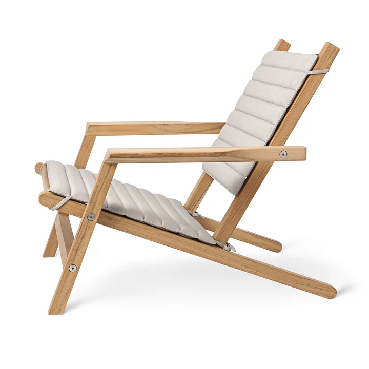AH603 Ligstoel, teak onbehandeld van Carl Hansen