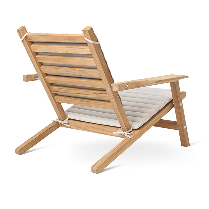 AH603 Ligstoel, teak onbehandeld van Carl Hansen