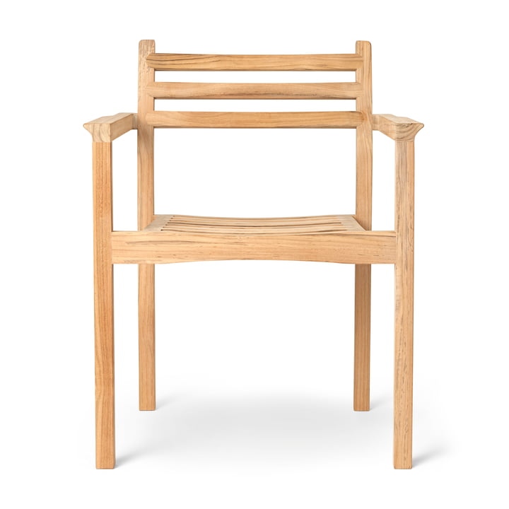 AH502 Tuinstoel, teak onbehandeld van Carl Hansen