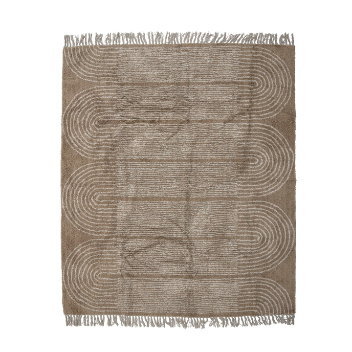Bloomingville - Zeynep tapijt, 150 x 215 cm, bruin