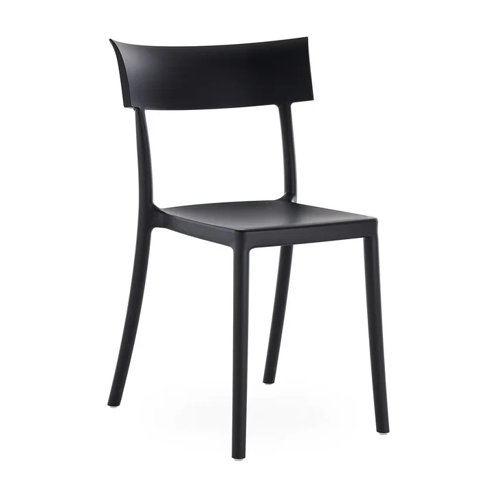 Kartell - Catwalk Stoel, zwart mat