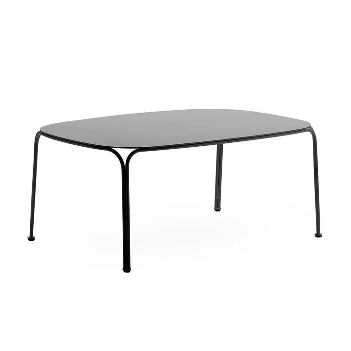 Hiray Tuintafel laag, h 38 cm, zwart van Kartell
