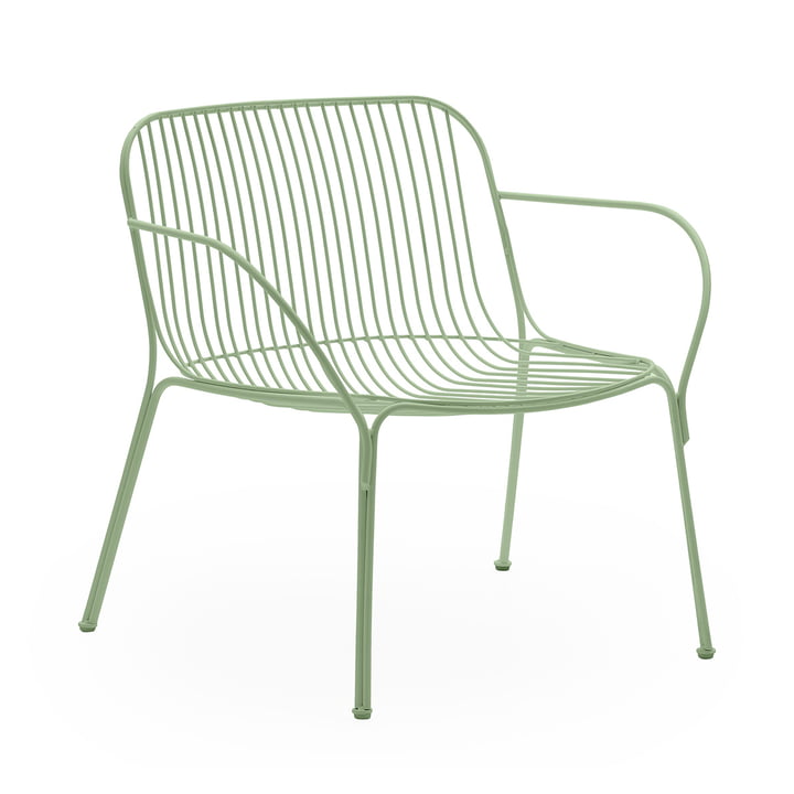 Hiray Lounge Chair, salie groen van Kartell