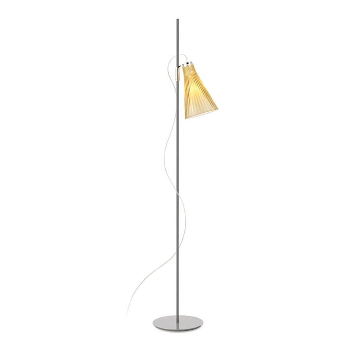 K-Lux Vloerlamp, diffuser strogeel, frame grijs by Kartell
