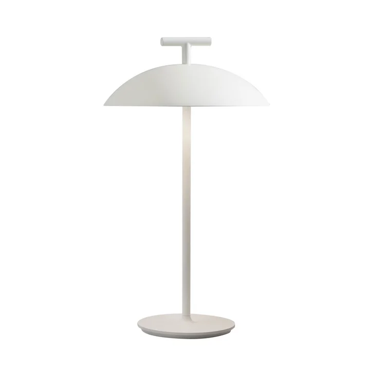 Mini Geen-A LED batterij tafellamp, wit by Kartell