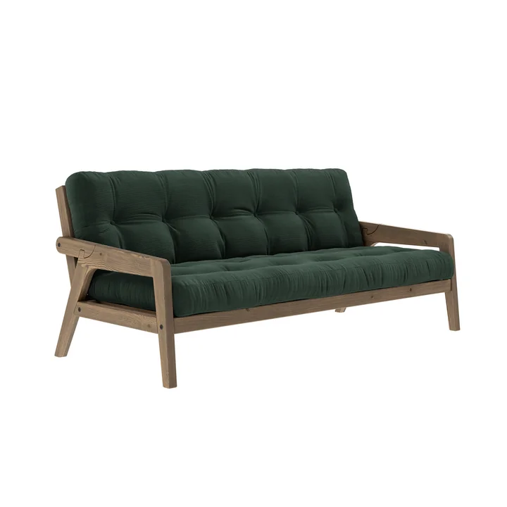 Grab Bank van Karup Design in de uitvoering pine carob brown / sea grass (512)
