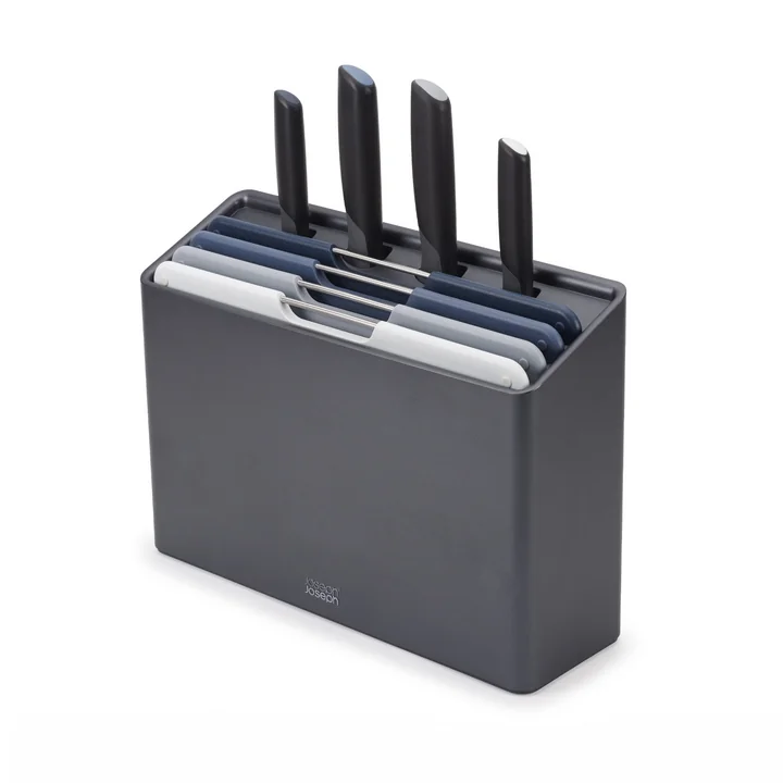 Folio Plus Messen- en snijplankenset, sky (set van 8) by Joseph Joseph