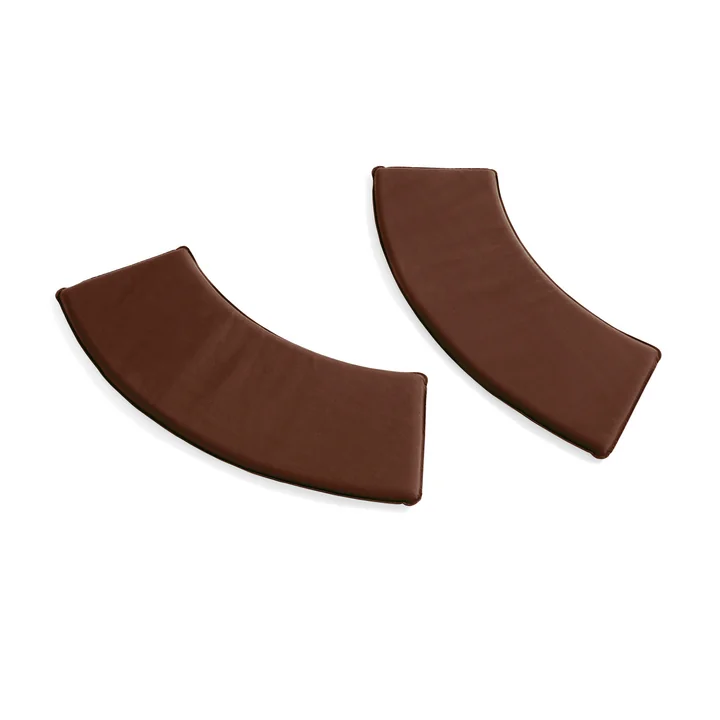 HAY Palissade Park Bench iron red - Zitkussen, (set van 2)