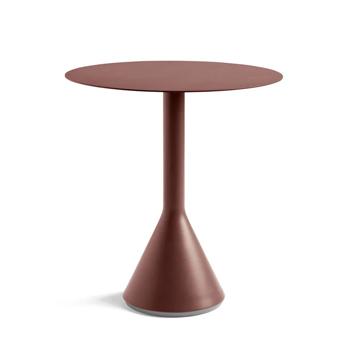 HAY - Palissade Cone Bistrotafel Ø 70 x H 74 cm, iron red