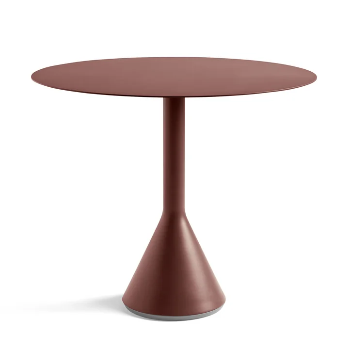 HAY Palissade Cone - Tafel Ø 90 x H 74 cm, iron red