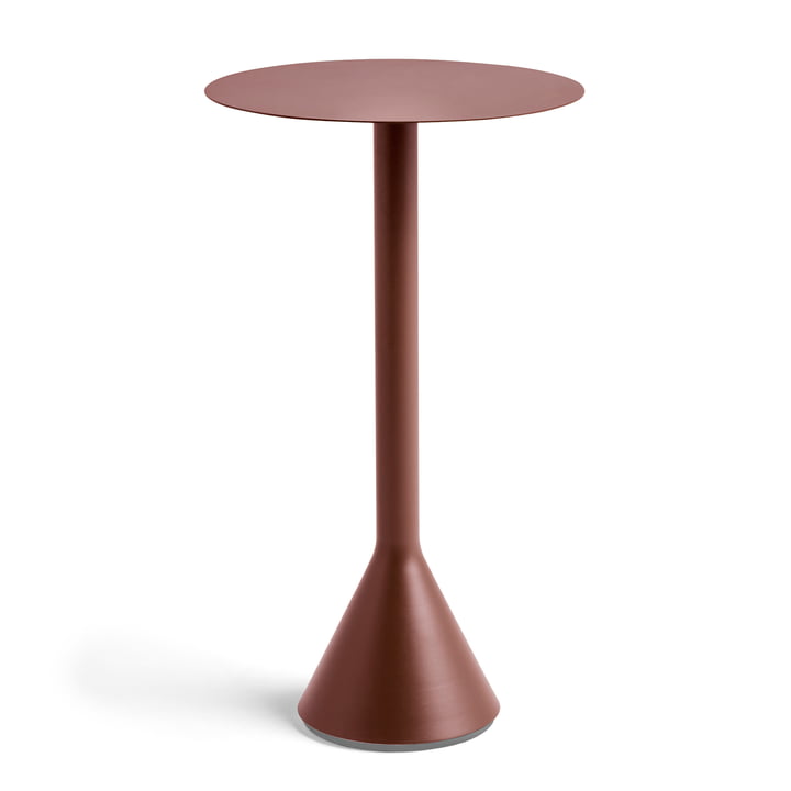 Hay - Palissade Cone hoge tafel, Ø 60 x H 105 cm, ijzerrood
