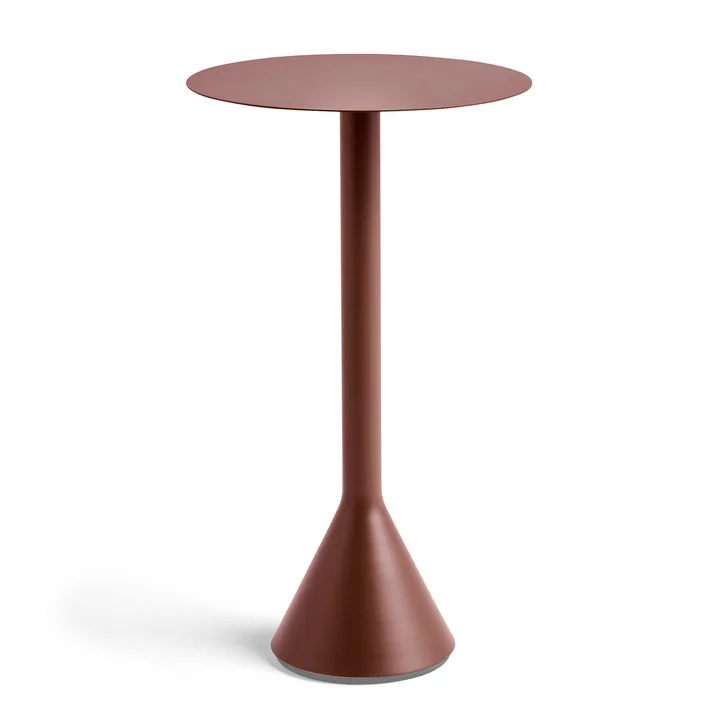 HAY - Palissade Cone Hoge tafel, Ø 60 x H 105 cm, iron red