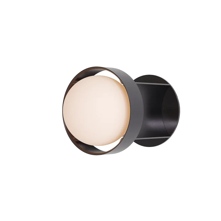 Loop Wandlamp S, donkergrijs van Tala