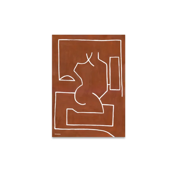 Antic Ideal 02 Poster, 30 x 40 cm van Paper Collective