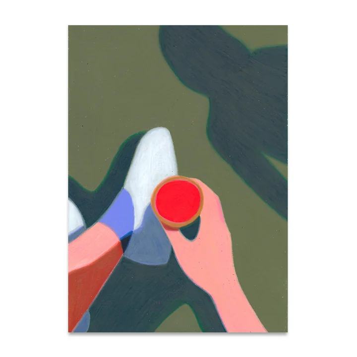 Les Vacances 01 Poster, 50 x 70 cm van Paper Collective