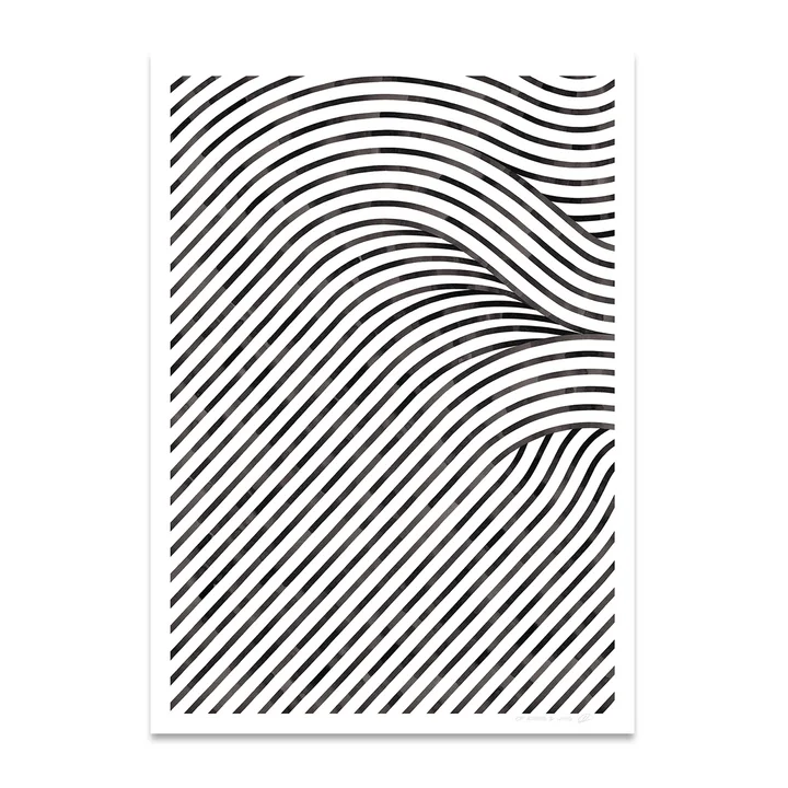 Quantum Fields 02 Poster, 50 x 70 cm van Paper Collective