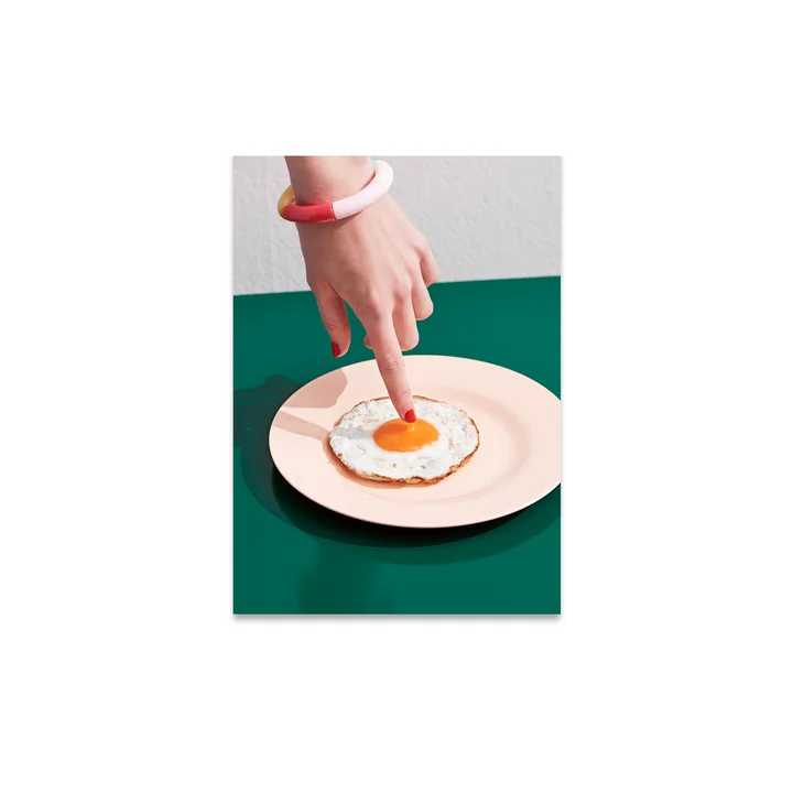 Gebakken ei Poster, 30 x 40 cm van Paper Collective