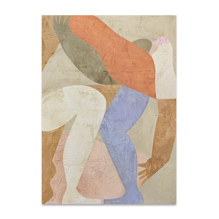 Las Danzantes 02 Poster, 50 x 70 cm van Paper Collective