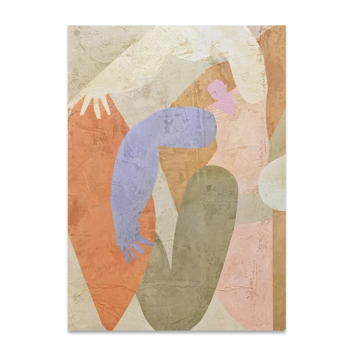 Las Danzantes 01 Poster, 50 x 70 cm van Paper Collective