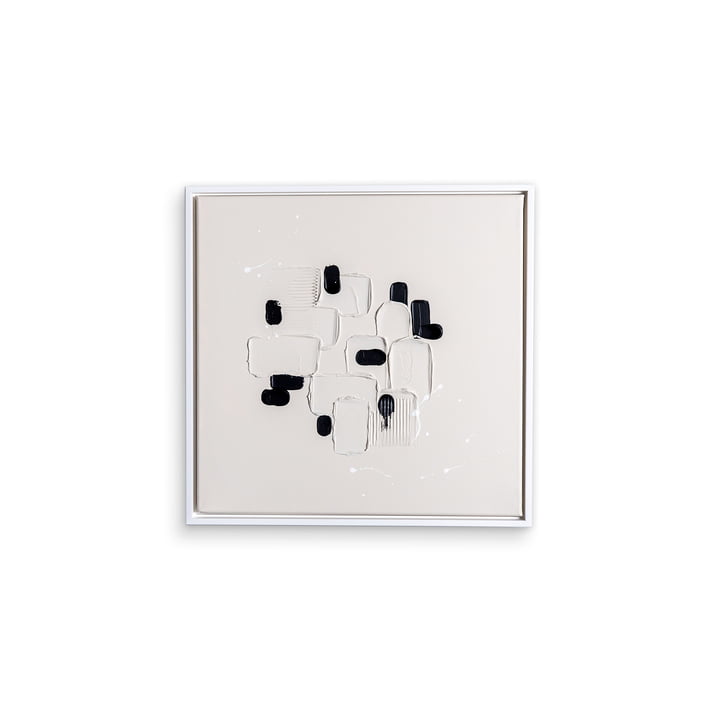 Studio Mykoda - SAHAVA Kasbah 1, 80 x 80 cm, beige licht / lijst wit