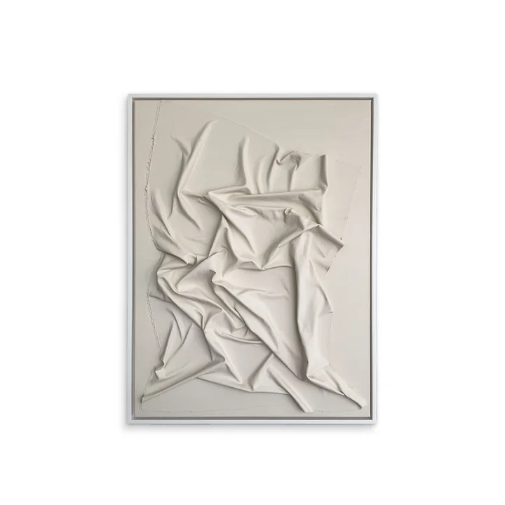 Studio Mykoda - SAHAVA Porca Miseria 1, 80 x 100 cm, beige licht / lijst wit