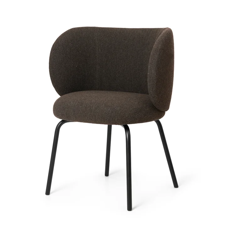 Rico Dining Chair, donkergrijs (Kvadrat Hallingdal - 376) van Ferm Living