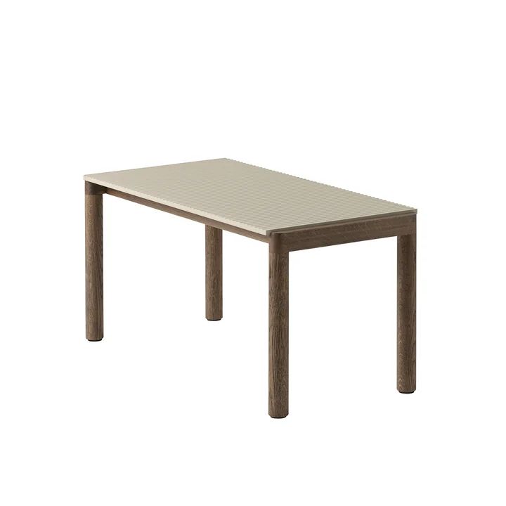 Couple Salontafel van Muuto in de afwerking Sand/Dark Oiled Oak
