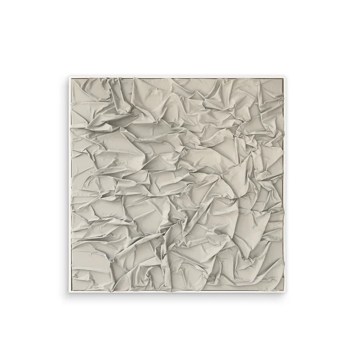 Studio Mykoda - SAHAVA Dune 2, 100 x 100 cm, beige licht / lijst wit